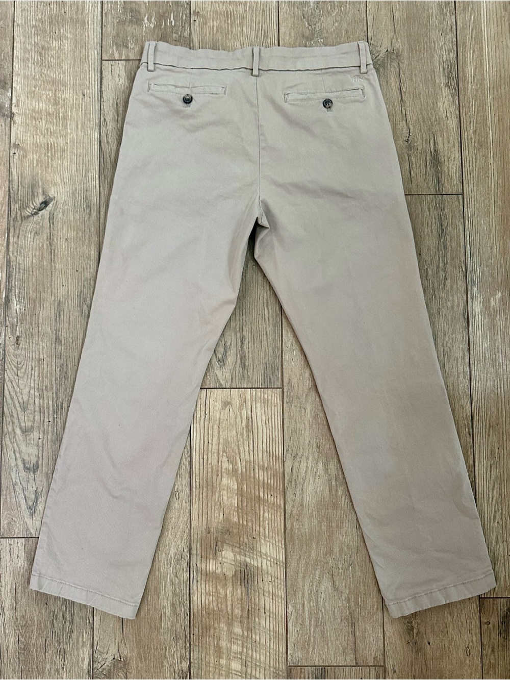 Men’s Banana Republic Chino Pants 32x30 Khaki EUC Cotton Straight Leg Old Money - Picture 6 of 7